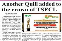 Proud & grateful to announce that TSECL is the gold winner of ISGF innovation awards 2021.